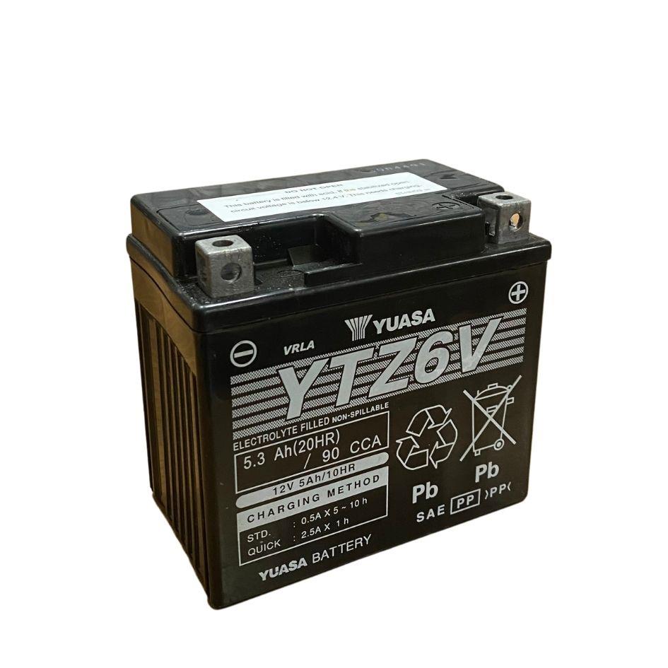 YUASA 12V 5.3 AH MOTOSİKLET AKÜSÜ 90 A (EN) (113*70*105) (YTZ6V)
