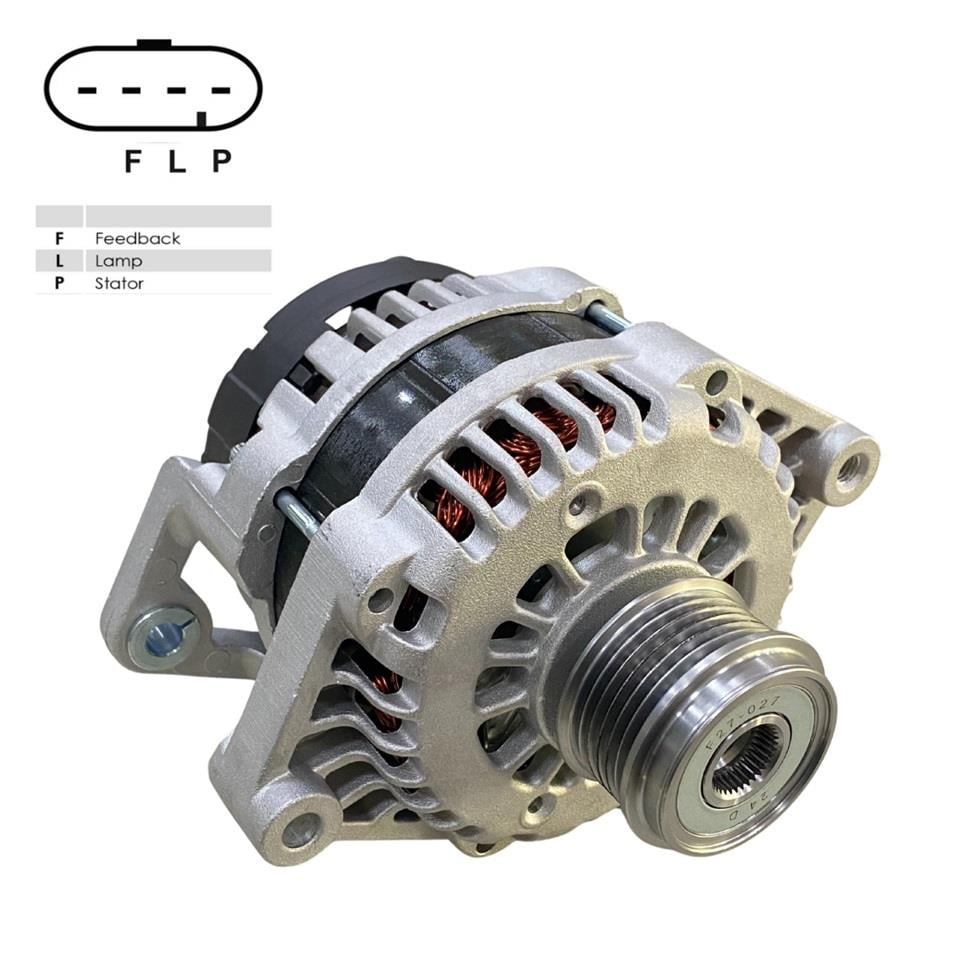 12V ALTERNATÖR DİNAMO DELCO TİPİ 120 A (2-FİŞ) (F-L) CHEVROLET CAPTIVA 2.0 D-OPEL ANTARA 2.0 CDTI