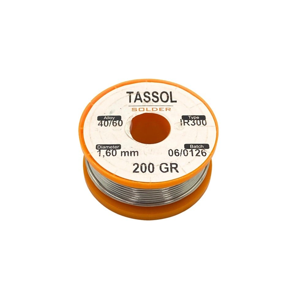LEHİM TELİ 1.6 MM (40 KALAY/60 KURŞUN) 200 GR