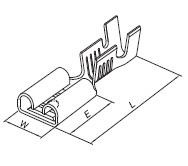 DİŞİ FİŞ STANDART TIRNAKSIZ (6.3 MM)