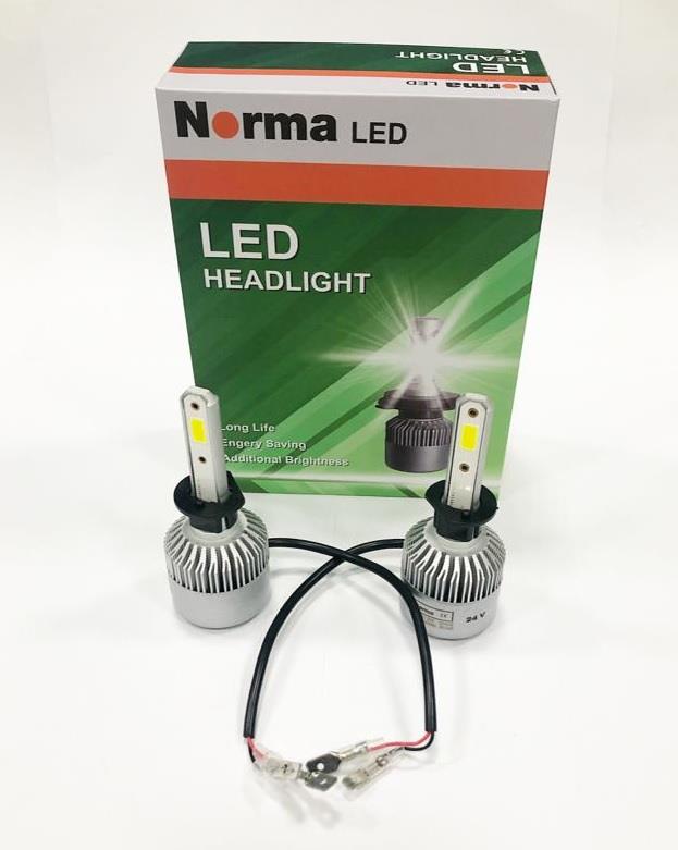 NORMA 24V H1 XENON LED FAR AMPUL SETİ 6000K 8000 LÜMEN COB LED