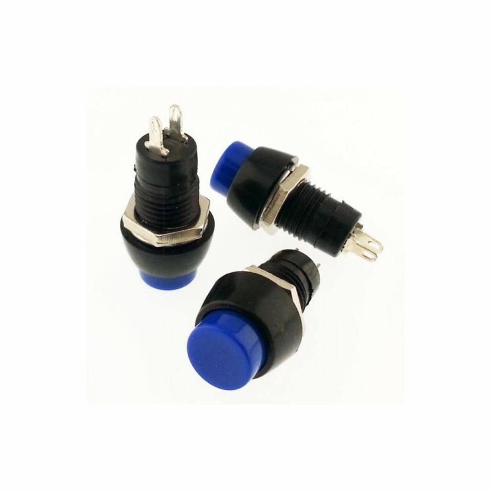 MİNİ BUTON PLS (KALICI) (ON-OFF) (11 MM) MAVİ