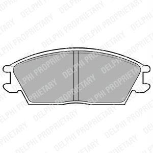 DELPHI ÖN FREN BALATASI HYUNDAI ACCENT 1.3/1.5 (1994-2000)