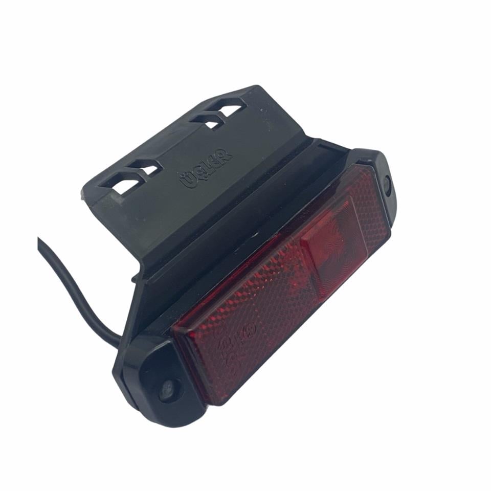 12V-24V YAN İKAZ LAMBASI KIRMIZI (3 LEDLİ) (130*32 MM) KRONE DORSE