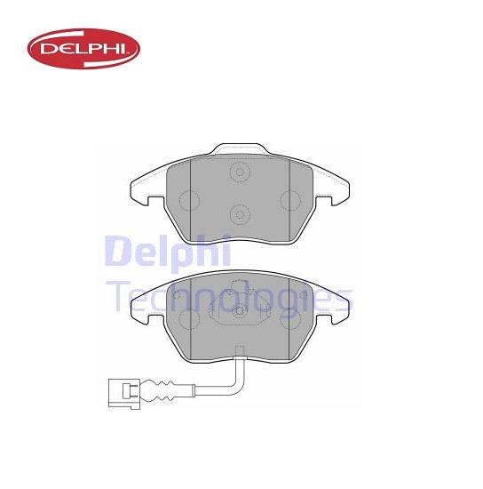DELPHI ÖN FREN BALATASI (İKAZLI) AUDI-SEAT-SKODA-VW