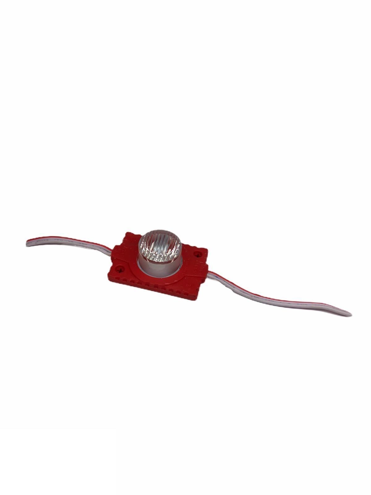 12V PARMAK LAMBA LEDLİ KABLOLU KIRMIZI