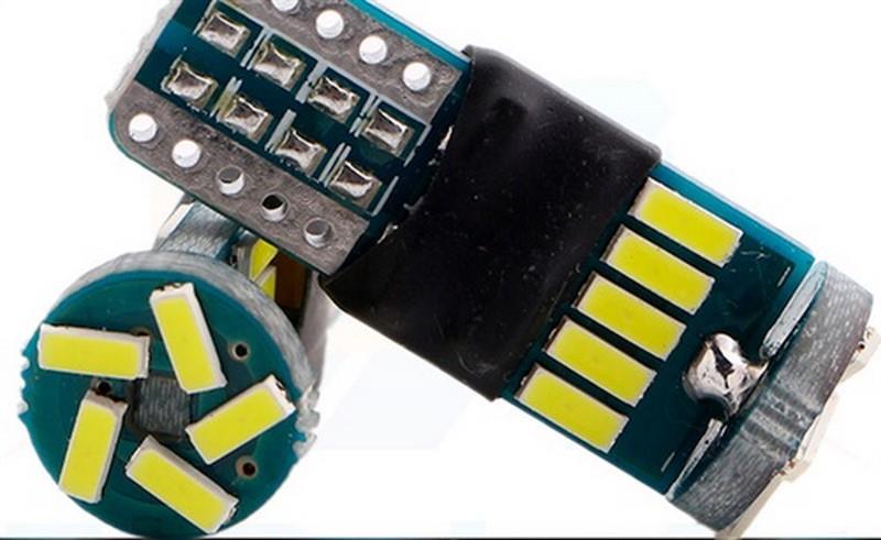 12V DİPSİZ AMPUL T10 (15 LEDLİ) BEYAZ CANBUS (2 AD)