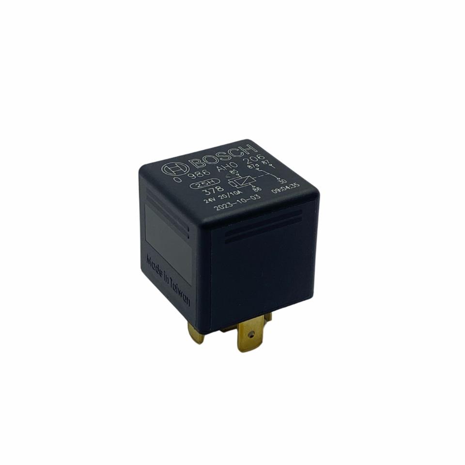 BOSCH 24V RÖLE 5 UÇLU 20/10 A (DİRENÇLİ) (30-85-86-87-87a)