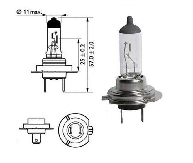 TRIFA 12V H7 AMPUL 100W GERMANY