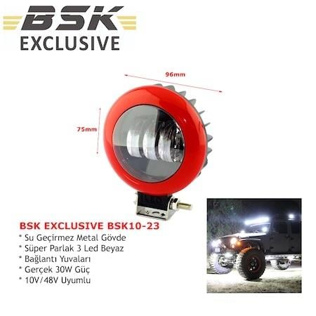 10V-48V LED LAMBA OFF-ROAD 30W YUVARLAK