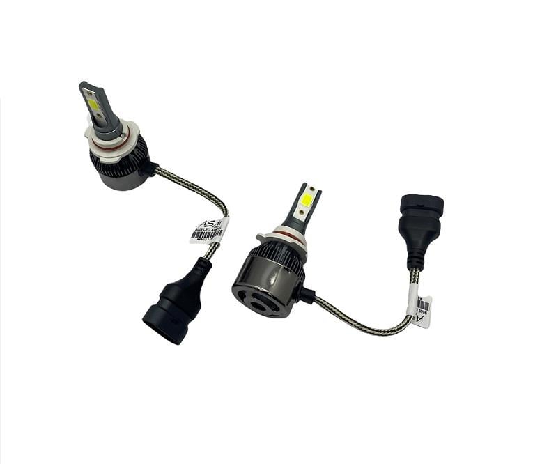 12V HB4 9006 COB LED XENON FAR AMPUL SETİ 6000K 8000 LÜMEN