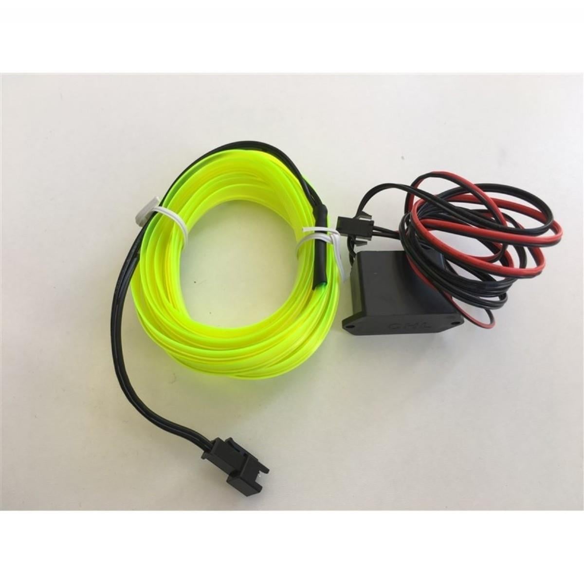 12V NEON IŞIKLI KABLO FOSFORLU YEŞİL TEK RÖLELİ (2 MT)