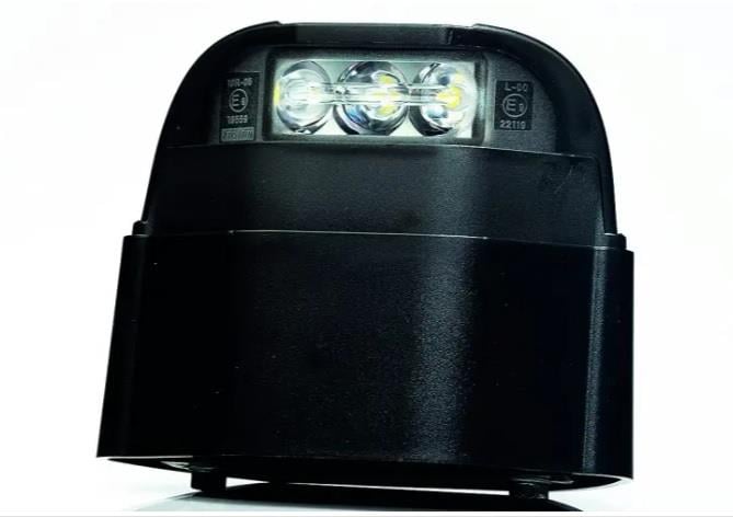 FRISTOM 12V-24V PLAKA LAMBASI LED YM UZUN (SİYAH) E9