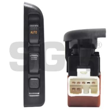 CAM ANAHTARI ÇİFTLİ SİYAH (6 FİŞ) (SOL KAPI) ISUZU CHAMPION