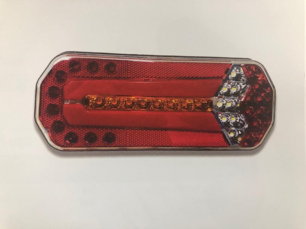 ÇERKEZ 9V-33V STOP LAMBASI LEDLİ (MULTIFONKSİYONLU) (PLAKASIZ SAĞ) (255*105 MM) UNIVERSAL