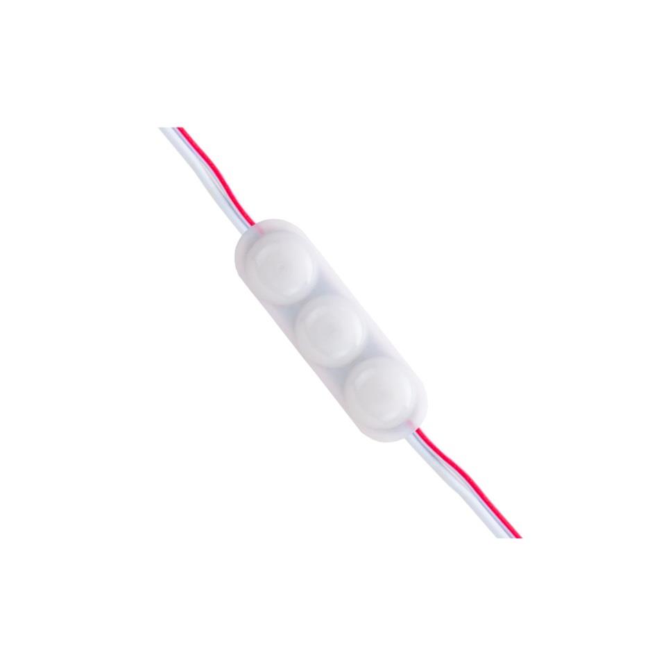 12V PARMAK LAMBA 3-LEDLİ RGB BEYAZ (52*20 MM)