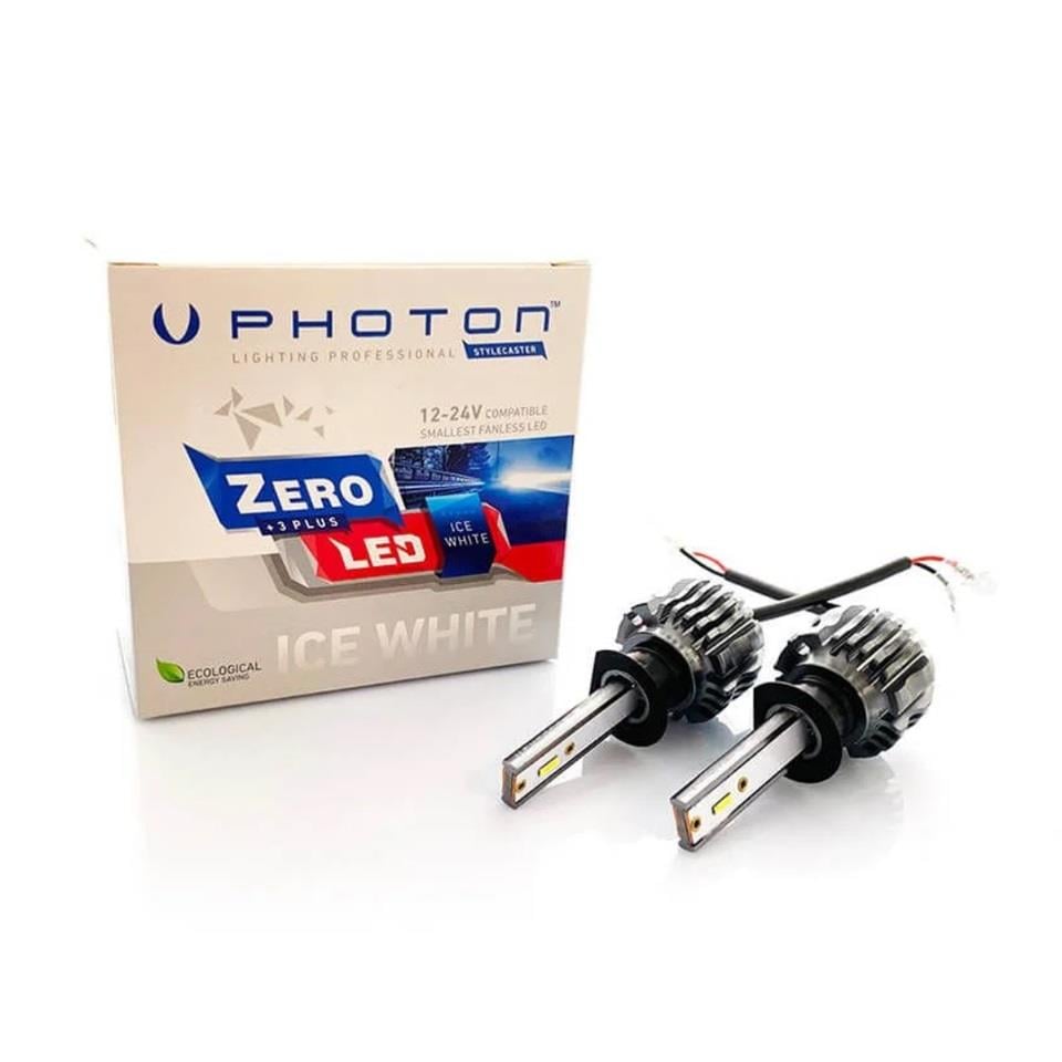 PHOTON 12V-24V H1 CSP LED XENON FAR AMPUL SETİ 6000K 8000 LÜMEN FANSIZ