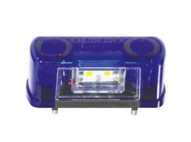 12V PLAKA-POZİSYON LAMBASI 4 LEDLİ (MAVİ) (80*30 MM)