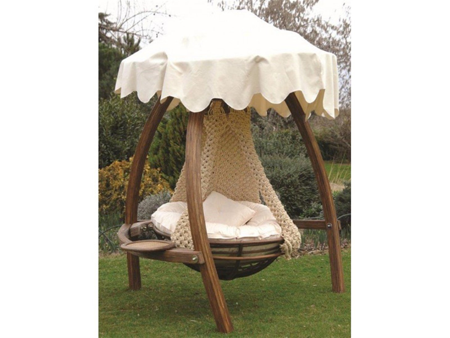 Bahçe Balkon Teras Salıncağı Rmn-R105, Kahverengi