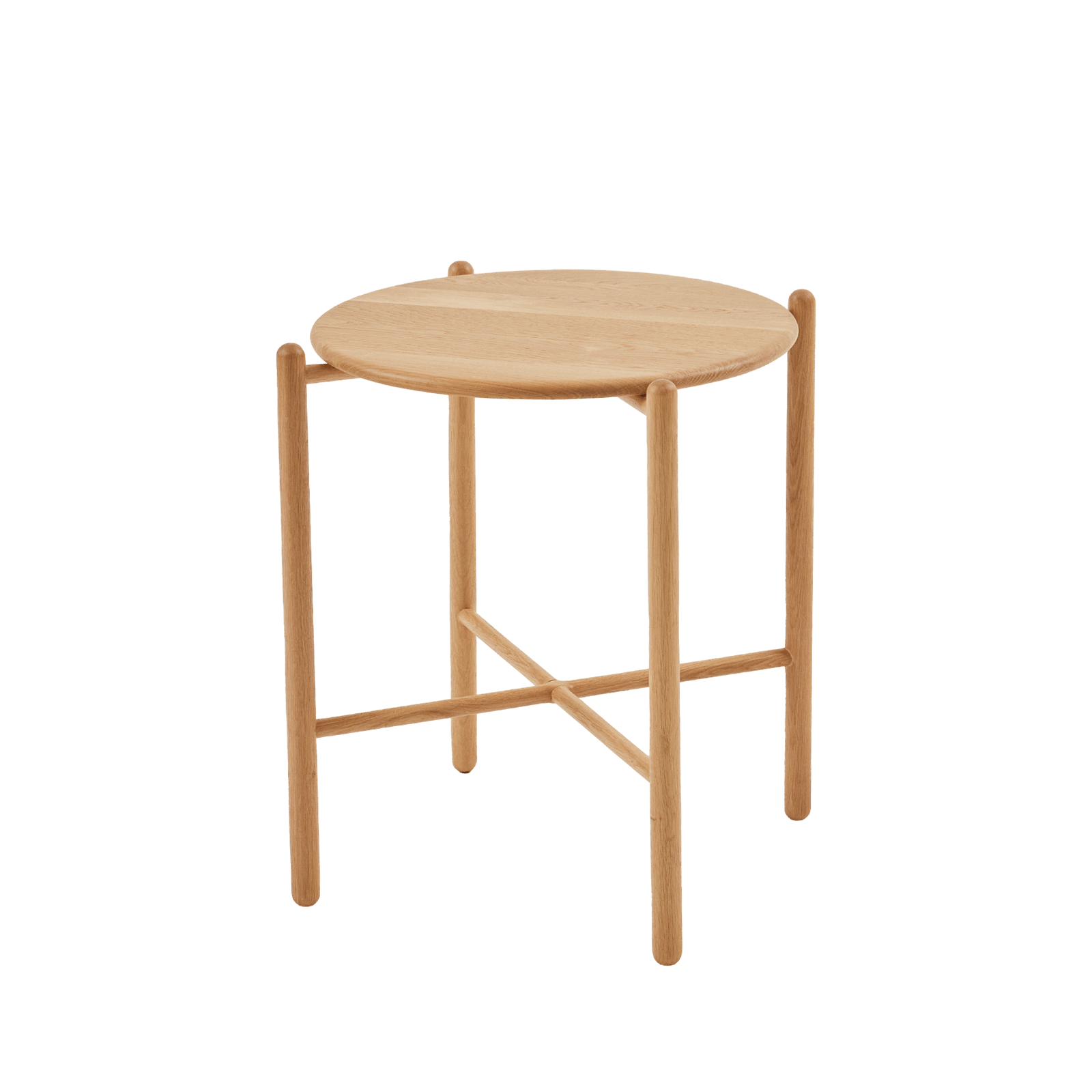 Disk Yan Sehpa, Masif Meşe (American White Oak)