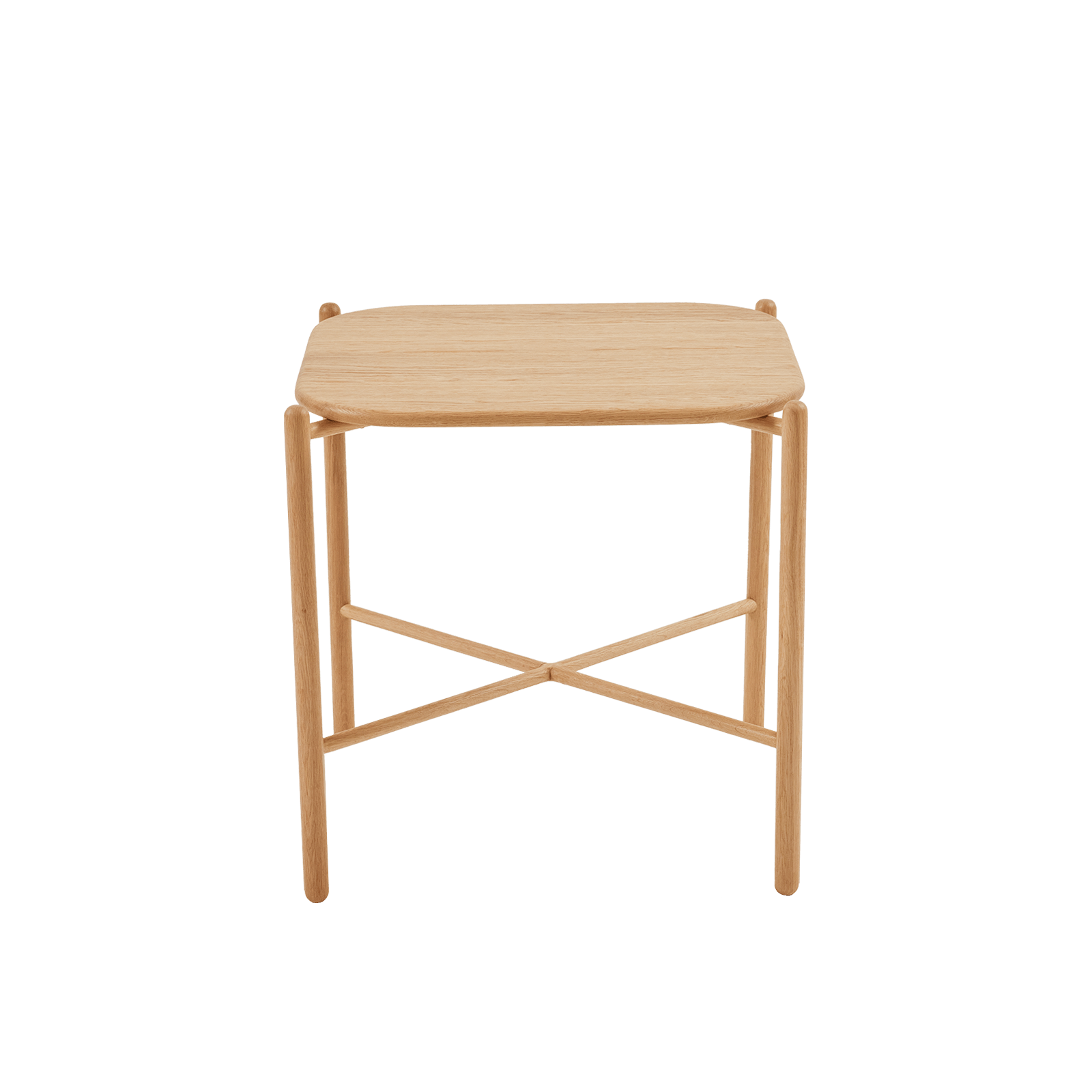 Quad Kare Yan Sehpa, Masif Meşe (American White Oak)
