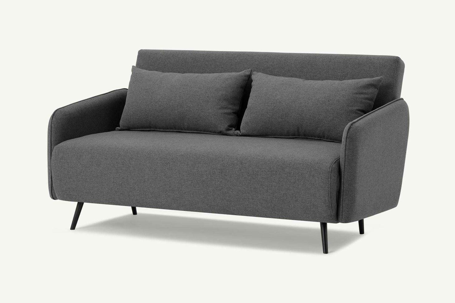 Yataklı İkili Kanepe Rmn 9344, Koyu Gri