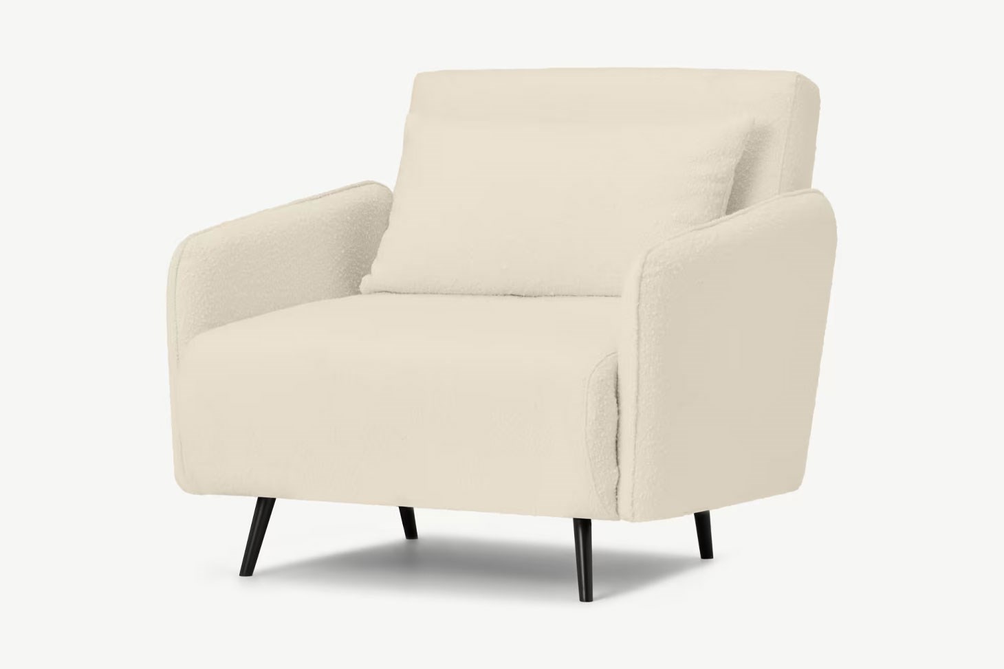 Yataklı Kanepe Tekli Çekyat Rmn 9414, Krem