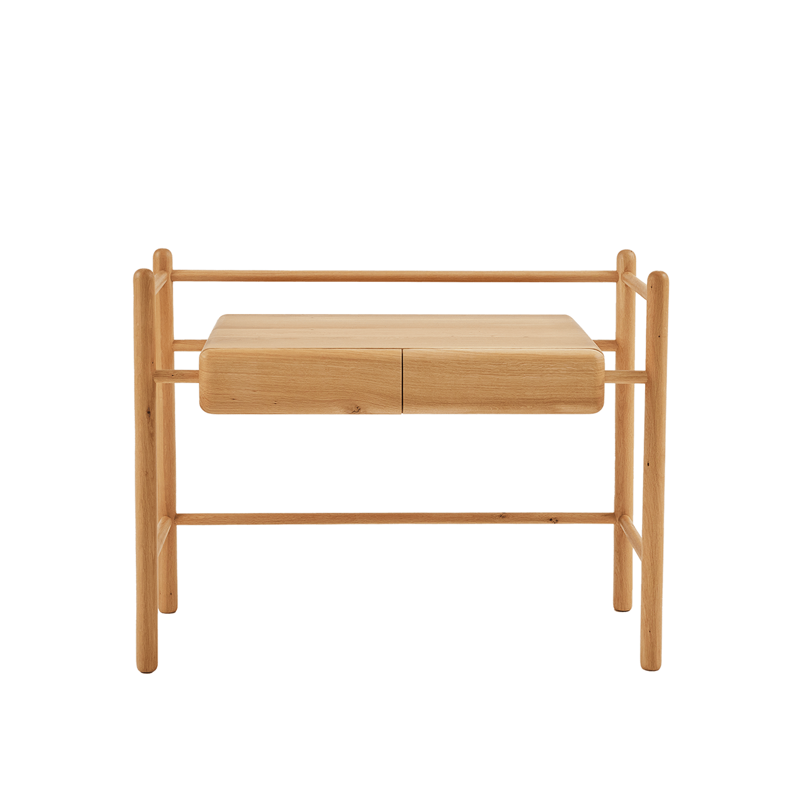 Fence Çalışma Masası 120 cm, Masif Meşe (American White Oak)