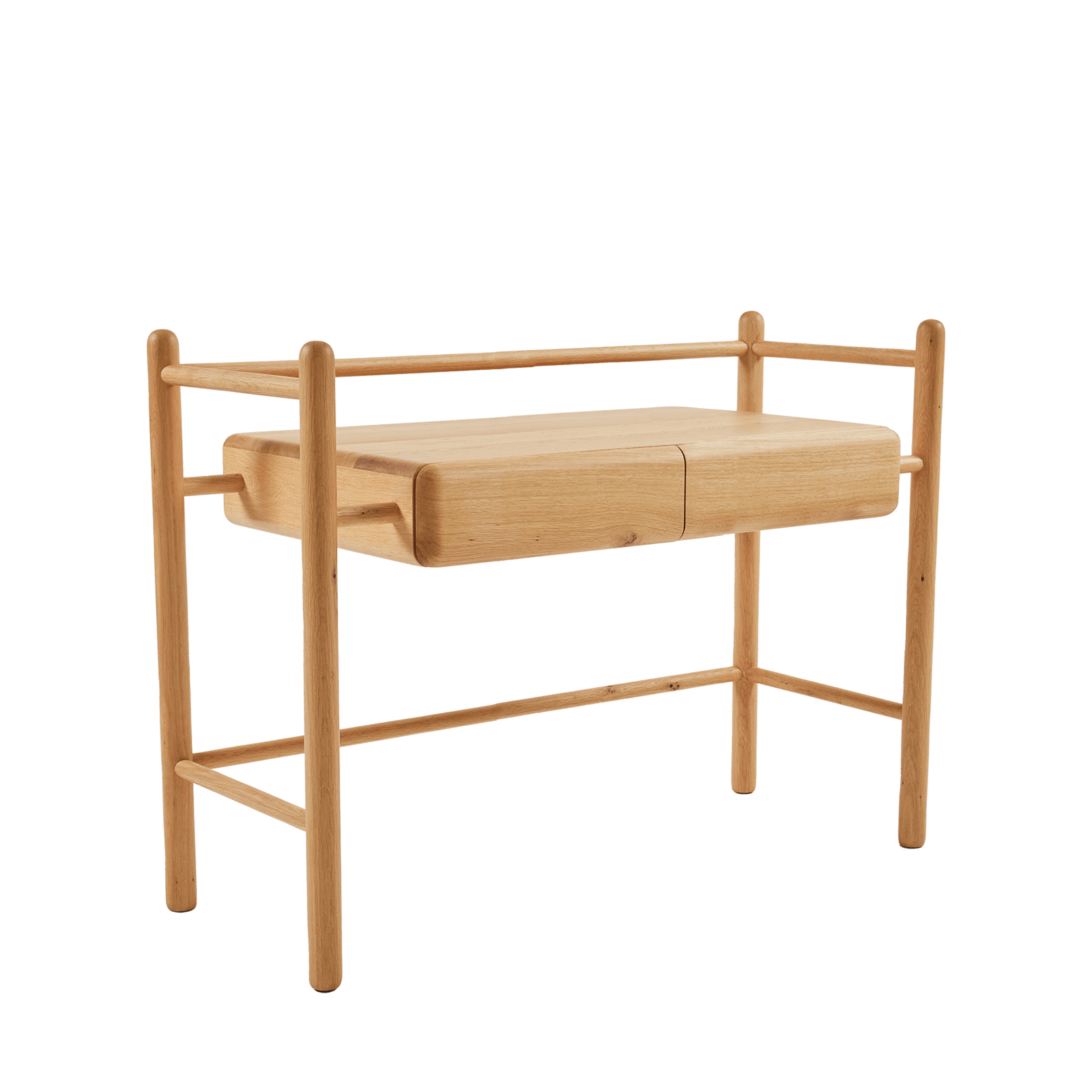 Fence Çalışma Masası 150 cm, Masif Meşe (American White Oak)