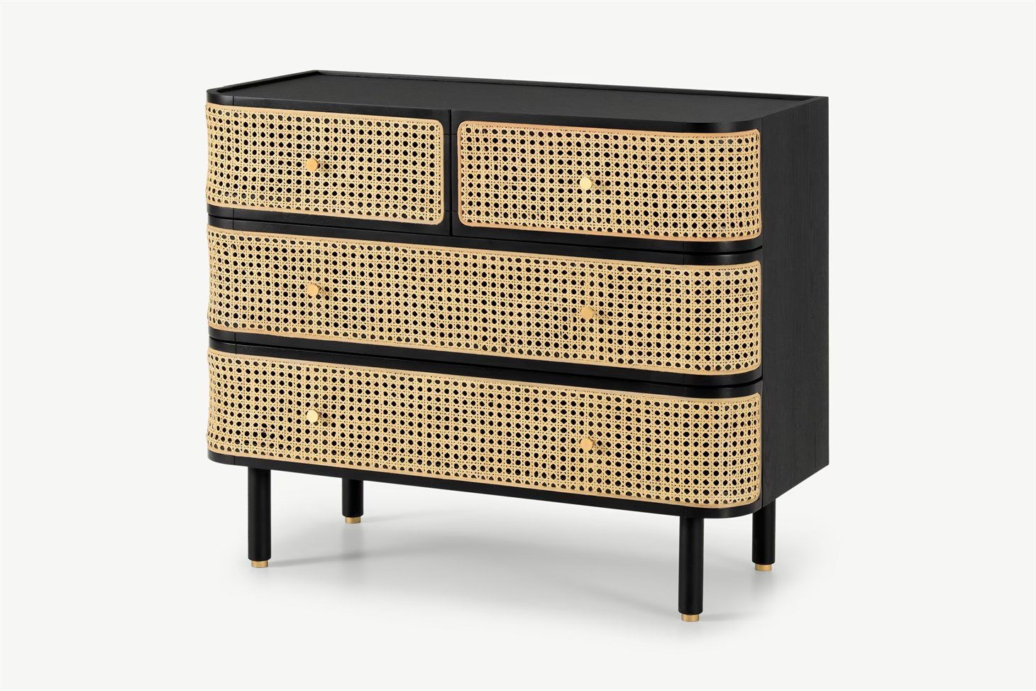 Hazeran Şifonyer Rmn 9101, Meşe Ağacı & Kömür Siyahı