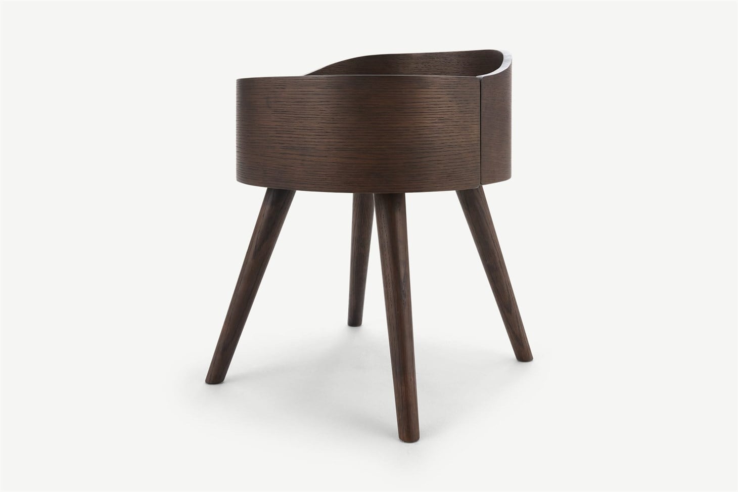 Odie Bedside Table, Dark Stain Oak