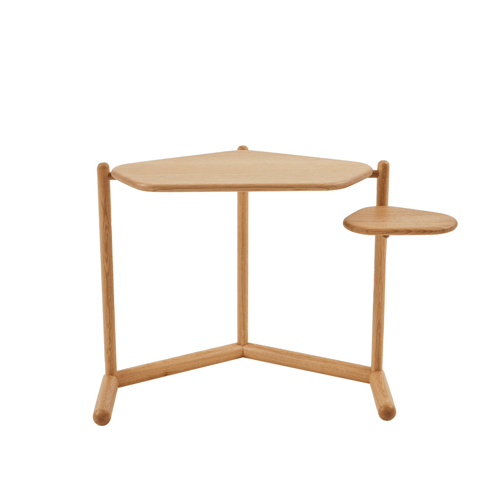 Quintette Laptop Sehpası, Masif Meşe (American White Oak)