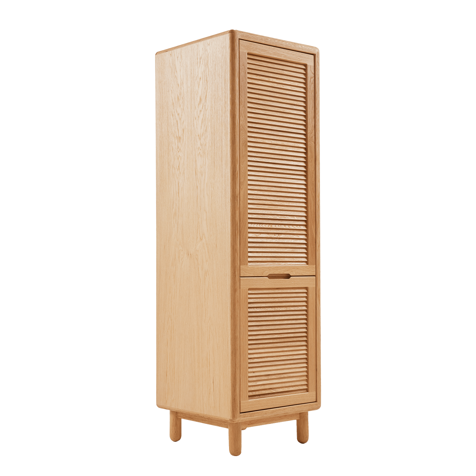 Stash Tek Kapılı Gardırop, Masif Meşe