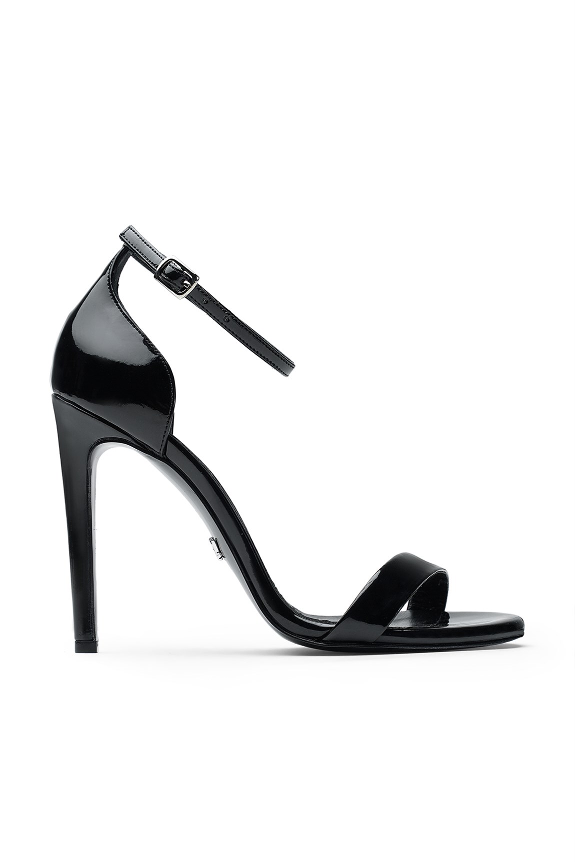 Elegant Mini Black Patent Leather 10cm Heels