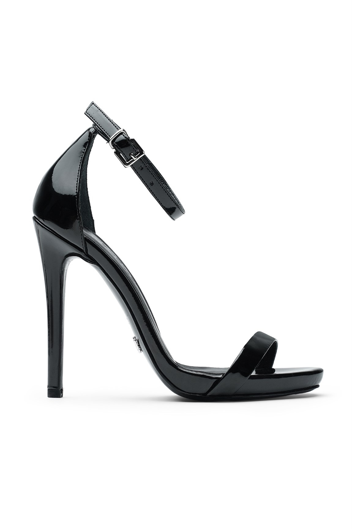 Jabotter Elegant Siyah Rugan Topuklu Ayakkabı 12 Cm - Jabotter