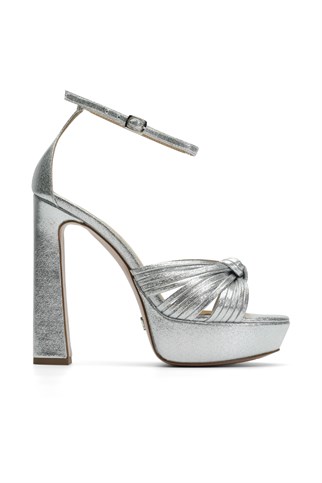 Jabotter Gwen Gümüş Platform Topuklu Ayakkabı