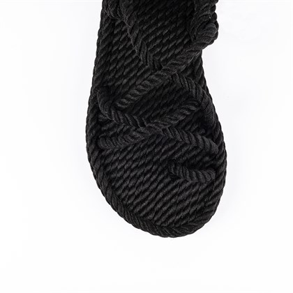 Nomadic Republic İbiza Vibram Platform Tabanlı Siyah Sandalet