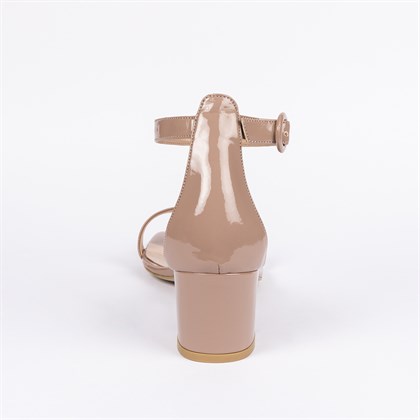 Zena Karamel Rugan 5 Cm Topuklu Sandalet