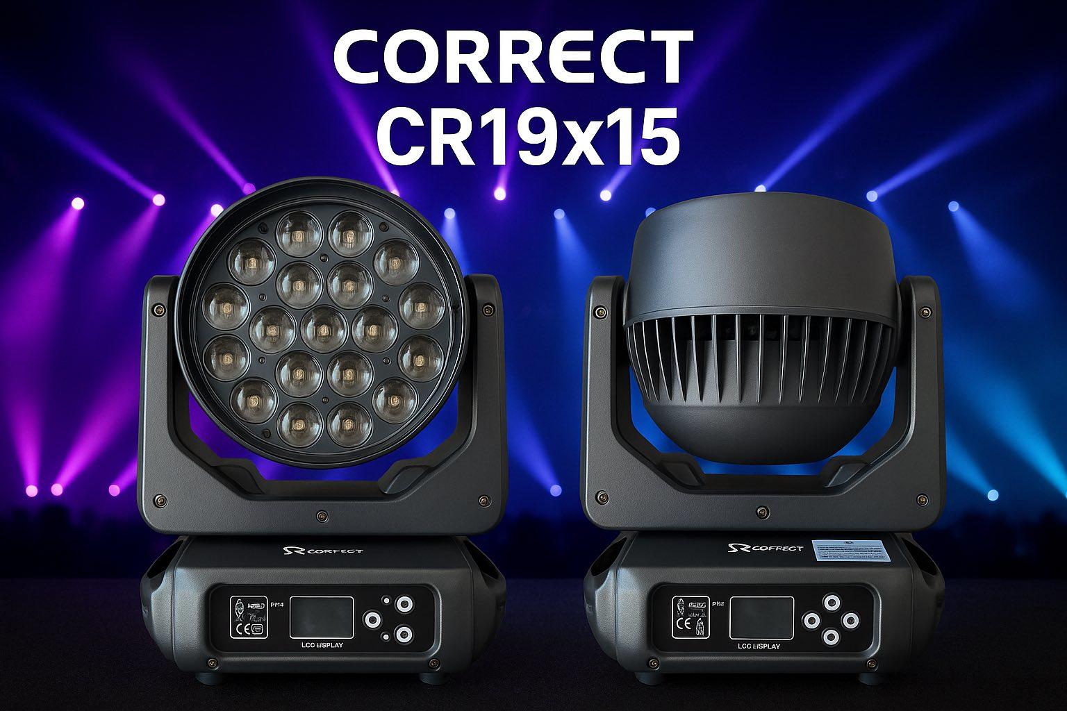 CORRECT CR-19X15 WASH MOVİNG HEAD