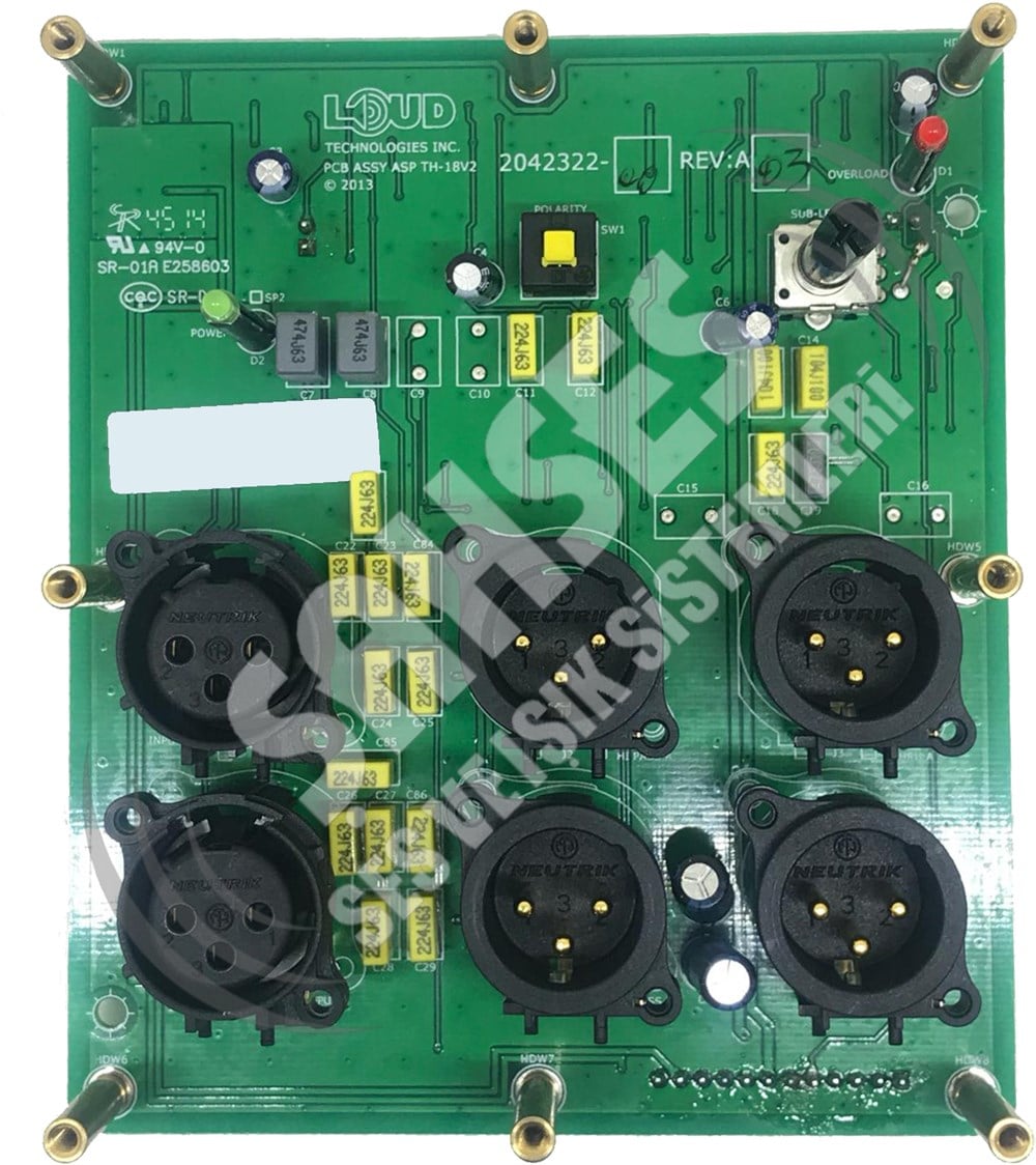 MACKIE 2042322-00 PCB ASSY ASP TH-18Sv2