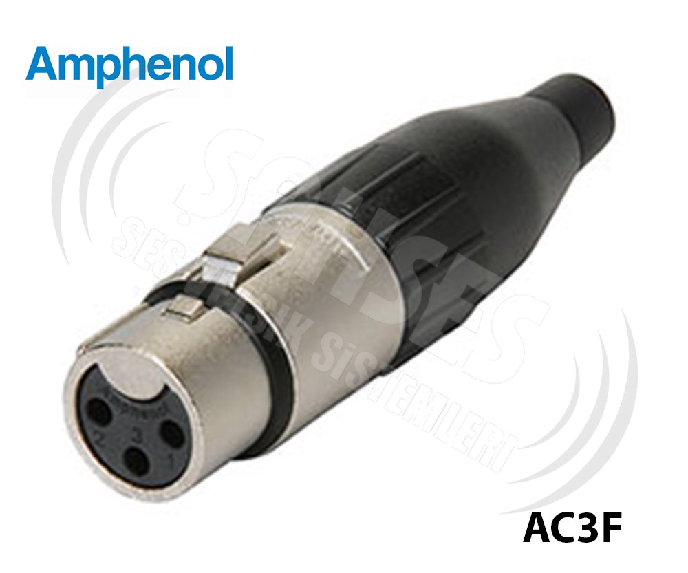 Amphenol AC3F XLR Dişi Konnektör