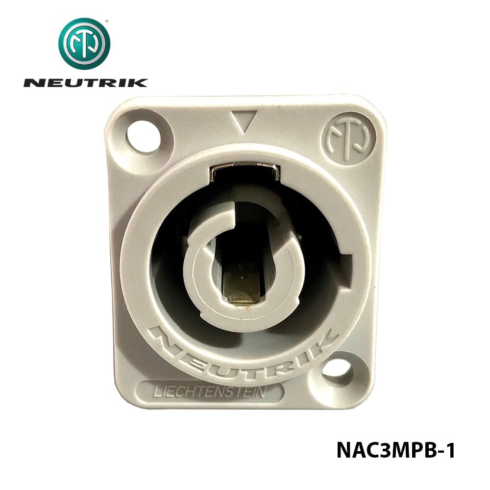 Neutrik NAC3MPB-1 Şase Tipi Enerji Konnektörü