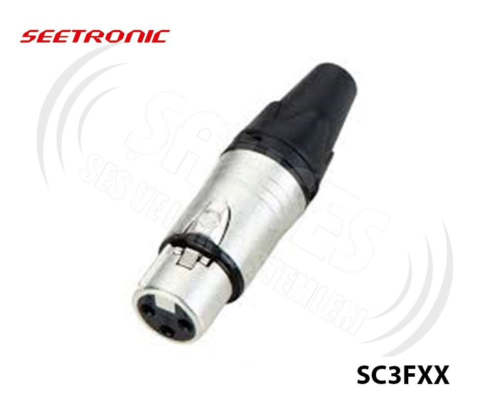 SEETRONİC SC3FXX Canon Dişi Kablo Tip Metal