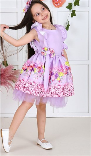 Cicim Moda Kız Çocuk Abiye Elbise Kostüm 3 FARKLI RENK MEVCUT