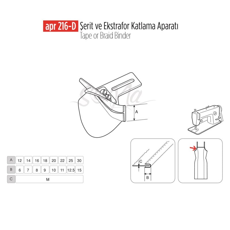 Apere ÇeşitleriApr ApereŞerit Ve Ekstrafor Katlama Apara 40x20/ APR 216-D