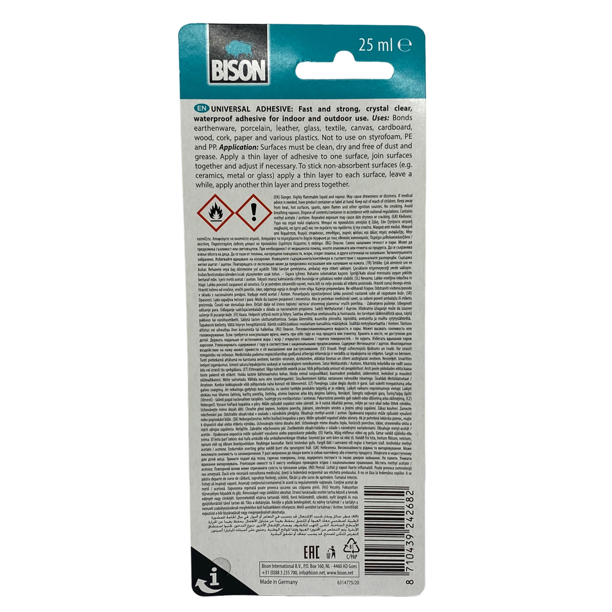 Universal Şeffaf Yapıştırıcı 25ml