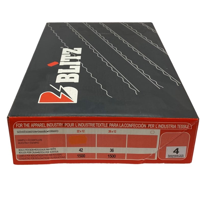 Etiketleme Makinesi 4 No Turuncu Etiket / 12X22 42ADET