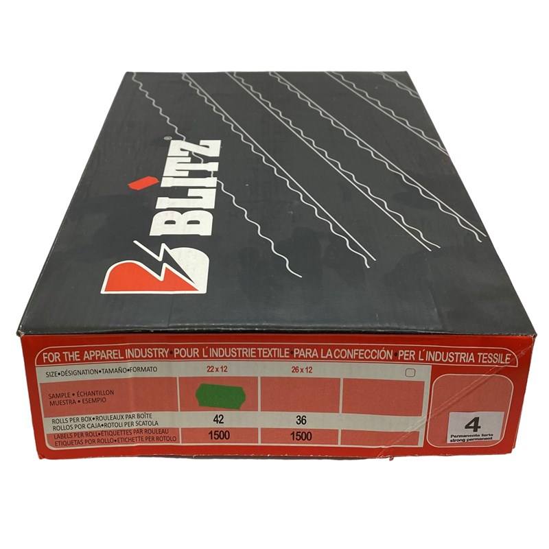 Etiketleme Makinesi 4 No Yeşil Etiket / 12X22 42ADET