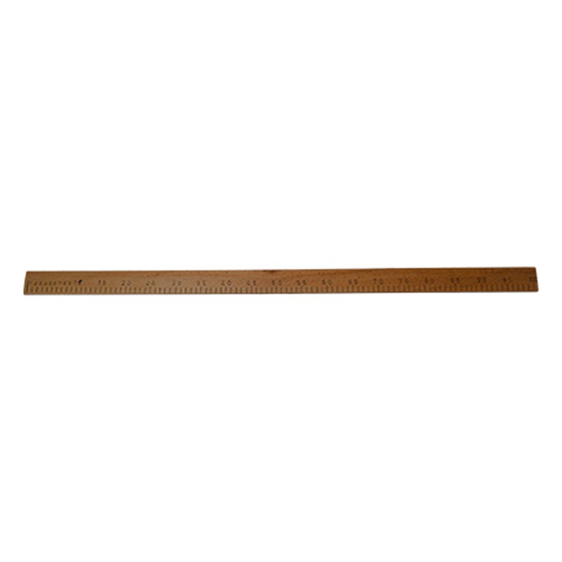 Ahşap Manifatura Cetveli 1 Metre (100cm) (Ağaç)