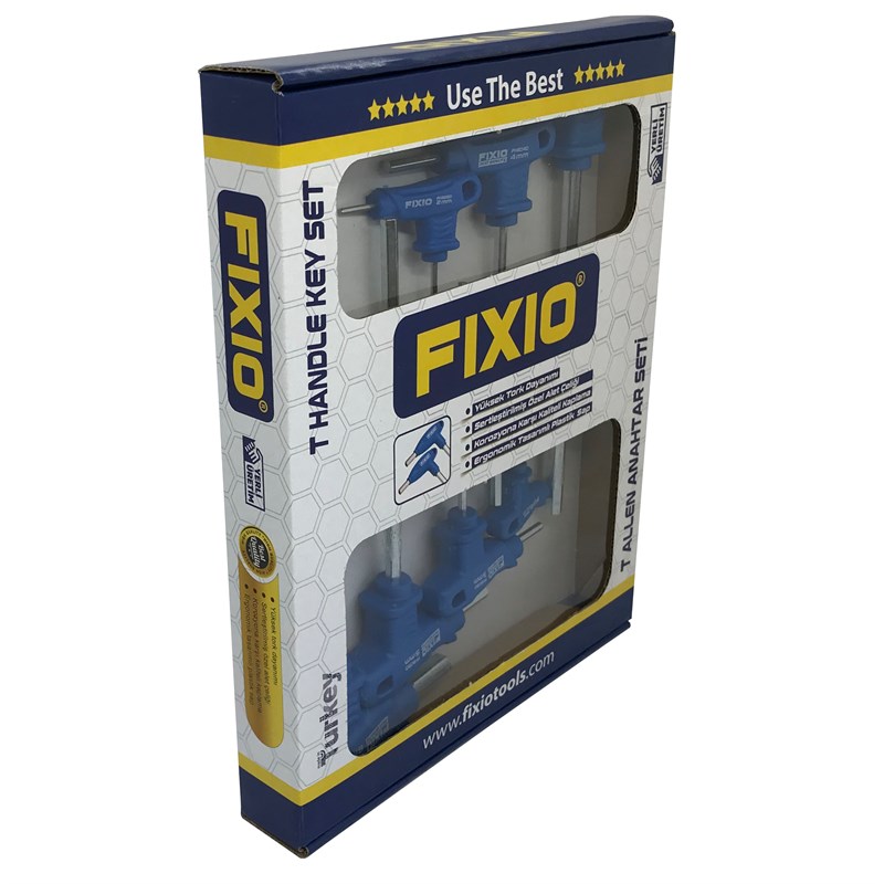 T Saplı İki Uçlu Alyan(Allen) Anahtar Takımı 7 Parça / FH6107